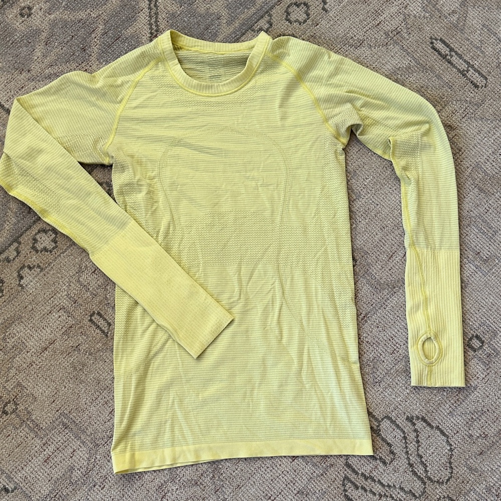 lululemon athletica Run Swiftly Tech Light Yellow